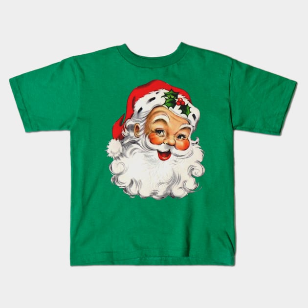 Vintage Santa Kids T-Shirt by dowtij